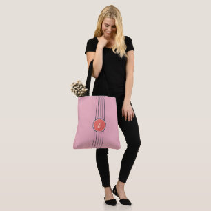 Retro Personlig Rosa och Coral Red Tygkasse