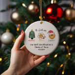 Retro-Personligen för julklapp - foto Julgransprydnad Keramik<br><div class="desc">Retro-julklapp Personlig Foto Ceramic Ornament</div>