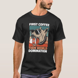 Retro Pet Sunglasses Hund aveln Vintage Bull Terri T Shirt