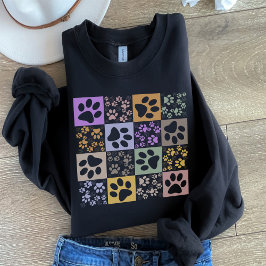 Retro Pet Tass Kontrollerad Mönster T Shirt