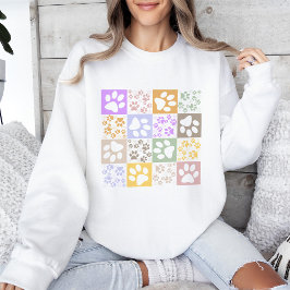 Retro Pet Tass Kontrollerad Mönster T Shirt