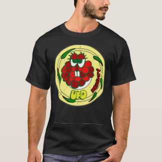 Retro Peters Ice Cream Ufo Klubb (70S) - kvicksilv T Shirt