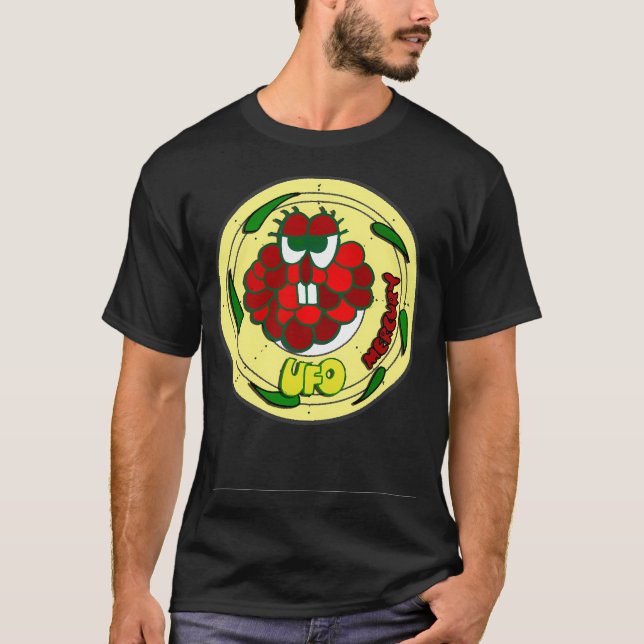 Retro Peters Ice Cream Ufo Klubb (70S) - kvicksilv T Shirt (Framsida)