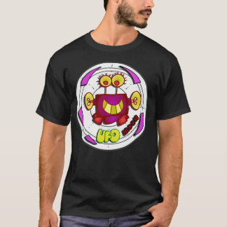 Retro Peters Ice Cream Ufo Klubb (70S) - Måne T Shirt