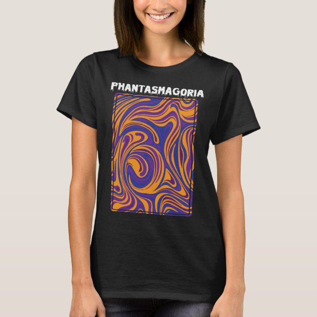 Retro Phantasmagoria Indie Aesthetic Pop T Shirt (Framsida)