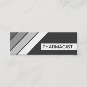 retro PHARMACIST Mini Visitkort
