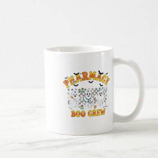 Retro Pharmacy Boo Crew Ghost Technician Halloween Kaffemugg