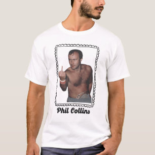 Retro Phil Collins Vintage 80-Tals Musik Fan Konst T Shirt