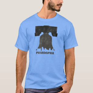 Retro Philadelphia Horisont-Manar T Shirt