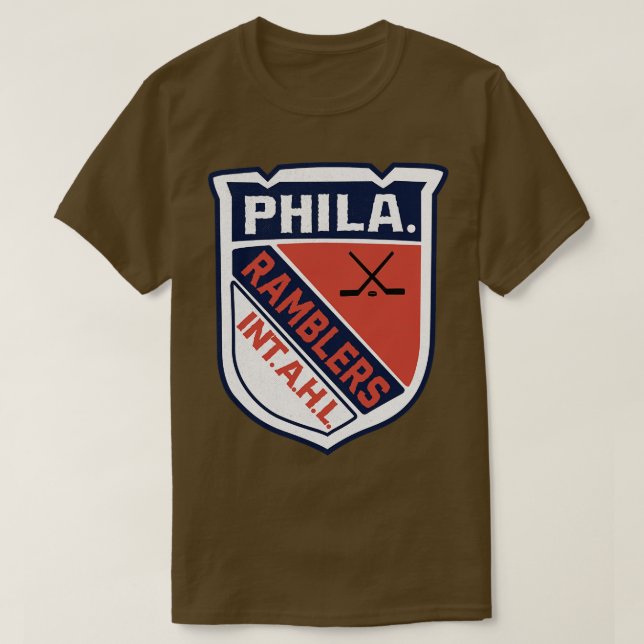 Retro Philadelphia Ramblers Hockey 1941 T Shirt (Design framsida)