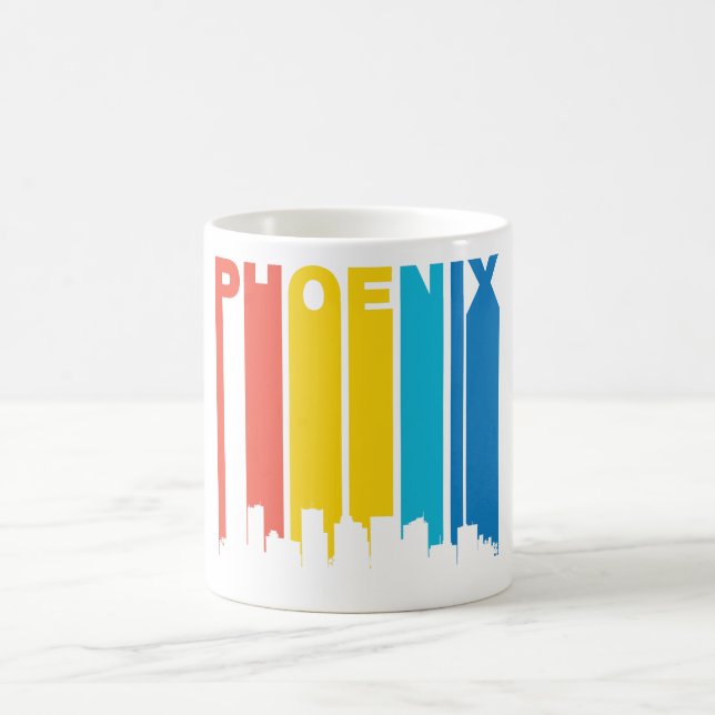 Retro Phoenix horisont Kaffemugg (Center)