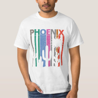Retro Phoenix med 80 Vintagar T Shirt