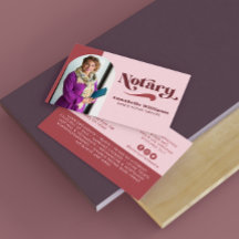 Retro Photo Notary Loan Signing Agent