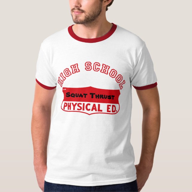 Retro Phys. Ed. Idrottshallskjorta Tee (Framsida)