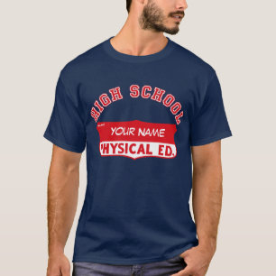 Retro Phys. Ed. Skjorta Tee Shirt