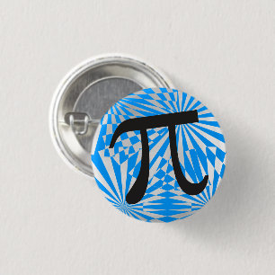 Retro Pi-symbol Knapp