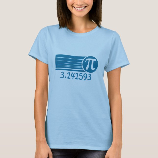 Retro Pi Symbol Pi Day T-Shirt (Framsida)
