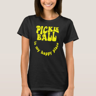 Retro Pickleball är min Pickleball-match i Lycklig T Shirt