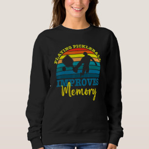 Retro Pickleball förbättrar Minne Pickleba T Shirt