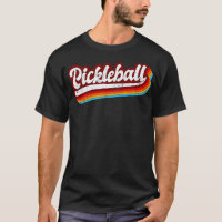 Retro Pickleball Paddleball Pickle Boll Älskare Pi