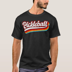 Retro Pickleball Paddleball Pickle Boll Älskare Pi T Shirt