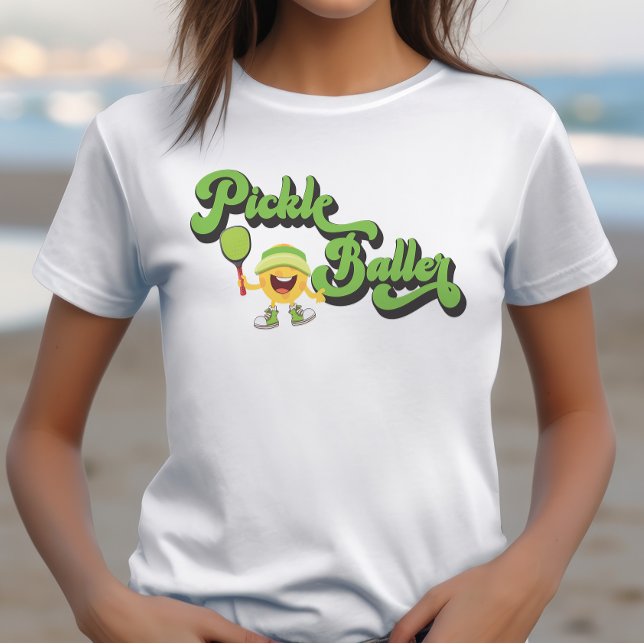 Retro Pickleballer Funny pickleball T Shirt (Skapare uppladdad)