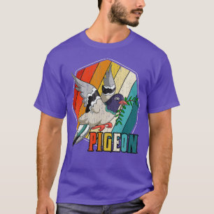 Retro Pigeon Älskare Animal Bird Pigeon Breeder Pi T Shirt