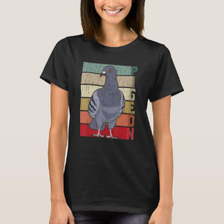 Retro Pigeon Animal Bird Pigeon T Shirt