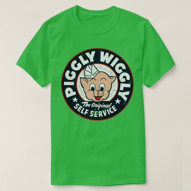 Retro Piggly Willy T Shirt (Design framsida)