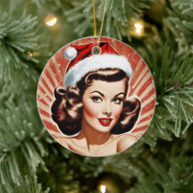 Retro Pin Up Girl-jul