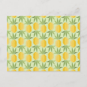 Retro Pineapples Vykort