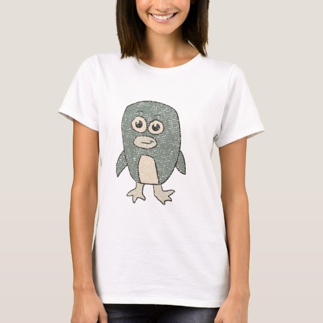 Retro Pingvin T Shirt (Framsida)