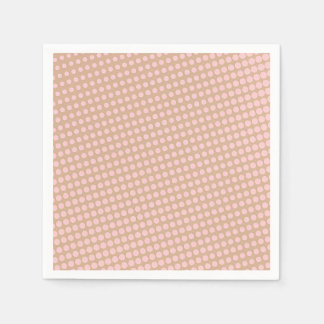 Retro Pink Blend Brown Party Napkin Pappersservett