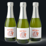 Retro Pink Cowgirl Last Disco Bachelorette Party<br><div class="desc">Get ready to saddle up for a night of fun with our Retro Pink Cowgirl Last Disco Bachelorette Party Sparkling Wine Label! This vibrant and playful design perfectly captures the spirit of a wild west celebration, blending retro charm with a modern twist. Featuring eye-catching graphics and a fun color palette,...</div>