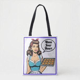 Retro-Pinup_ Bless your Heart Tygkasse