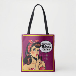 Retro Pinup_ Hej Pudding Tygkasse