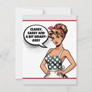 Retro Pinup_ Smart assi OSA Kort