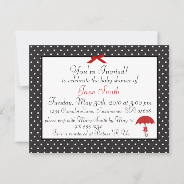 Retro pinupbaby showerinbjudan inbjudningar (Framsida)