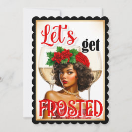 Retro-Pinupet Låt oss att bli frostat Tack Kort