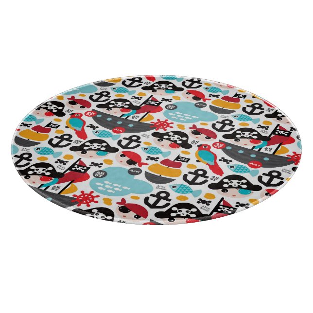 Retro piratillustrationsegling (Hörn)