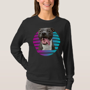 Retro Pitbull Pitbull Pit Bull Dog T Shirt