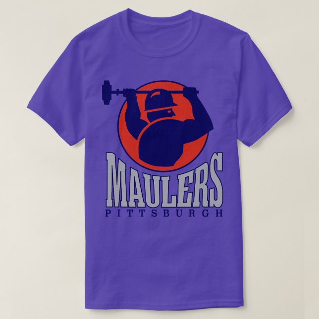 Retro Pittsburgh Maulers USFL 1984 T Shirt (Design framsida)