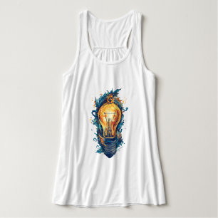 Retro Pixel Alien Arcade T-Shirt Linne Med Racerback