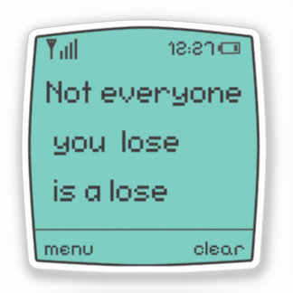  Retro Pixel Art Cell Phone Sticker Klistermärken