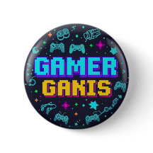 Retro Pixel Art Spelknappdesign"