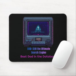 Retro Pixel Art Tech Pappa Personligt Present Musmatta