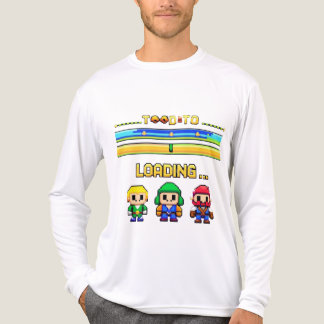 Retro Pixel Game Laddar T-Shirt – 8-Bit Karaktär