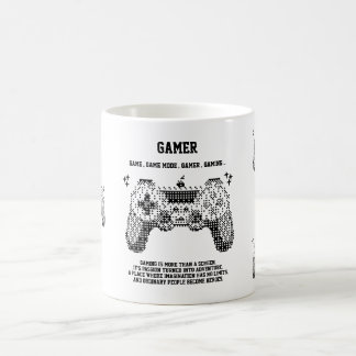 Retro Pixel Gamer Joystick Koppdesign Kaffemugg