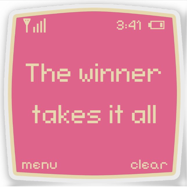  Retro Pixel  Klistermärken (Framsida)