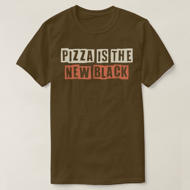 Retro Pizza är New Black Funny Mamma Life 276249 T Shirt (Design framsida)